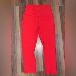 lululemon athletica Red Leggings